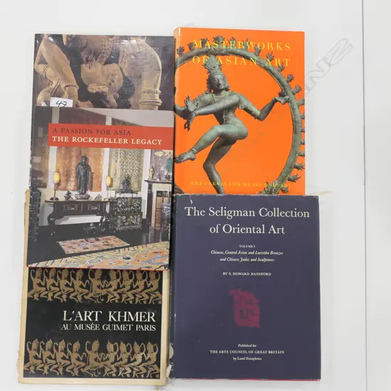 FIVE PUBLICATIONS: COLLECTIONS OF ASIAN ART & DESIGN